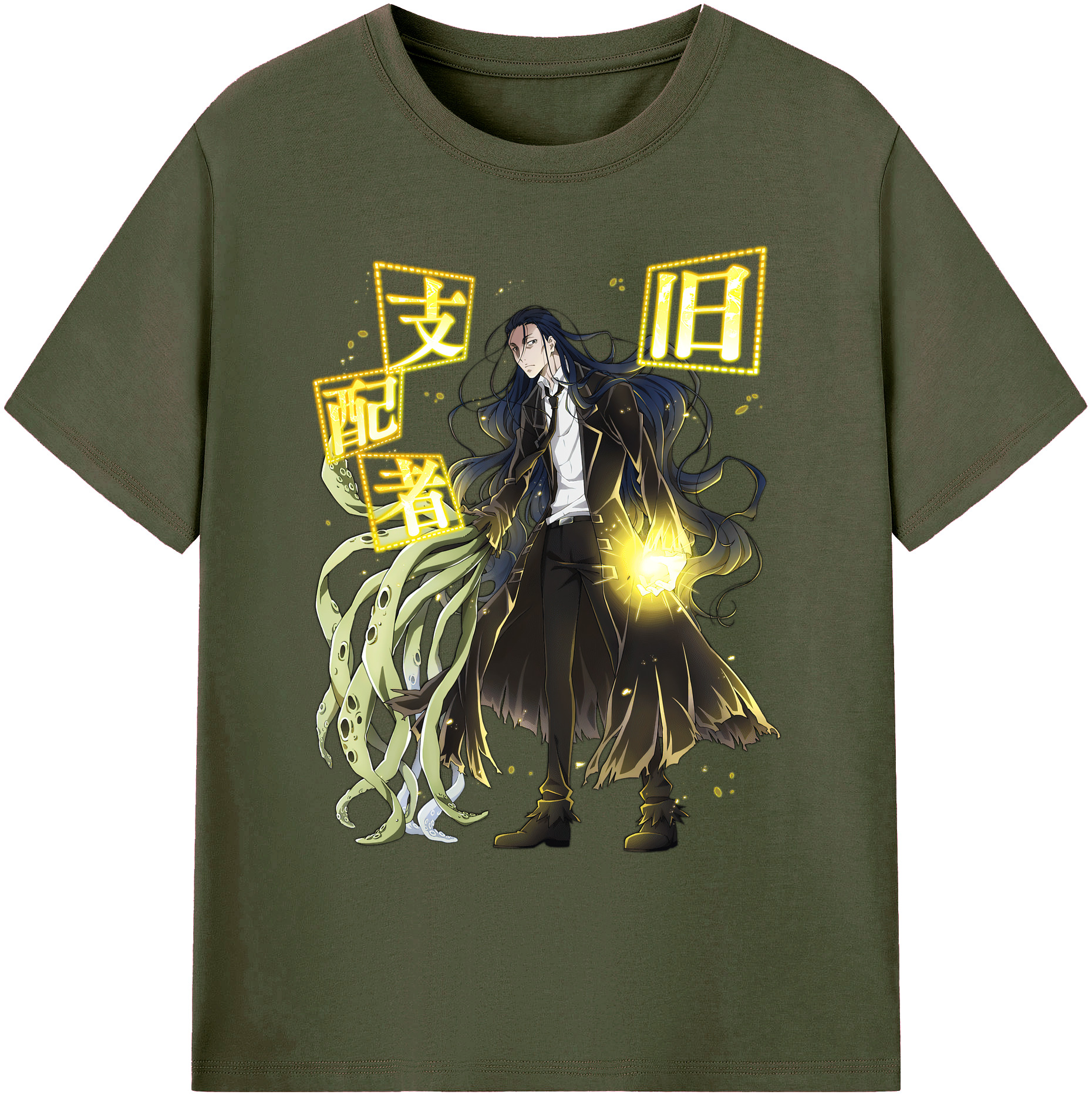 （画像用） 文豪ストレイドッグス Bungo Stray Dogs 綿100％ メンズ半袖Tシャツ｜肌触りやわらか＆通気性
